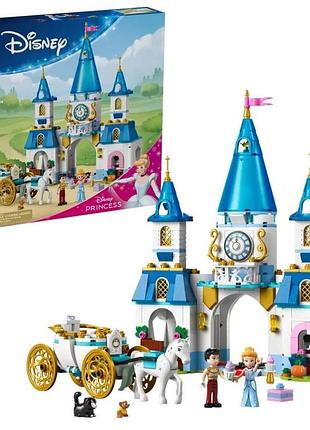Конструктор замок золушки и карета lego 43275, 596 деталей