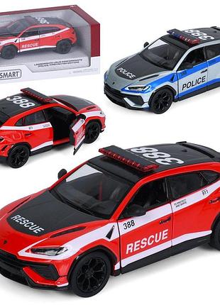 Джип металевий інерційний 1:40 двері відкриваються гума (kt5447wpr)