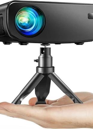 Проектор full hd led wi-fi elephas w13-m портативный мини-проектор с пультом дистанционного управления и штативом