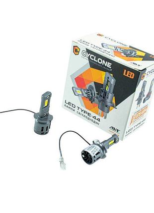 Автолампа led h3 12v type 44 25w 5000k 6700l радиатор cyclone