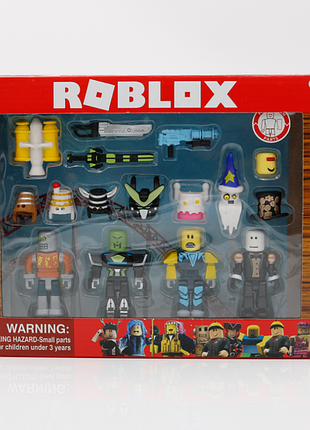 Набор игровых фигурок roblox в коробке, игрушечные герои персонажи роблокс