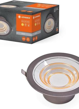 Встраиваемый светильник 166мм 850lm 9w 2700k ledvance decor wire dl ripple светильник с регулировкой света