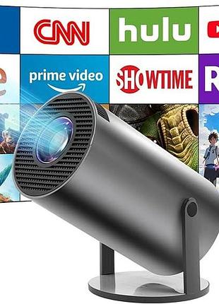 Мини-проектор с android 11 einyoumily hy300 pro 4k проектор с авто-коррекцией трапеции