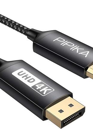 Кабель displayport 2k 144 гц pipika высокоскоростной кабель для потоковой передачи видео и игр