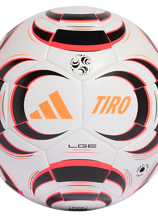 М’яч футбольний adidas tiro league, розмір 5, професійний, універсальний, для тренувань і матчів (ka5263-5)