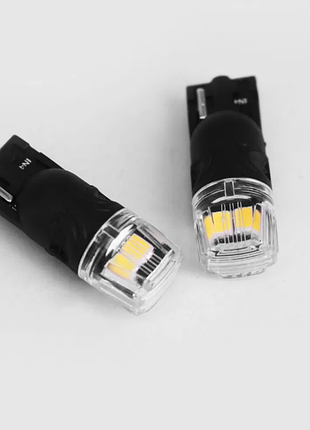 2 шт. светодиодная автомобильная лампа brs led bulb t10 подсветка багажника