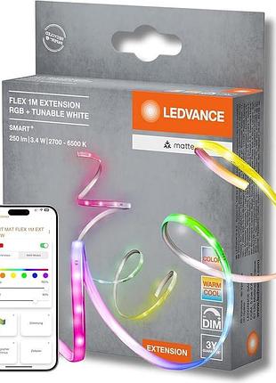 Светодиодная лента с управлением 1 м ledvance flex extension rgb+turnable white умная светодиодная лента