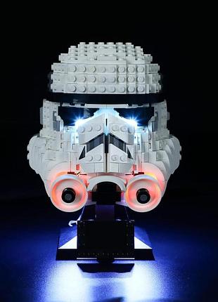 Led комплект подсветки для модели шлема lego stormtrooper (75276) geament llk429 комплект подсветки без lego