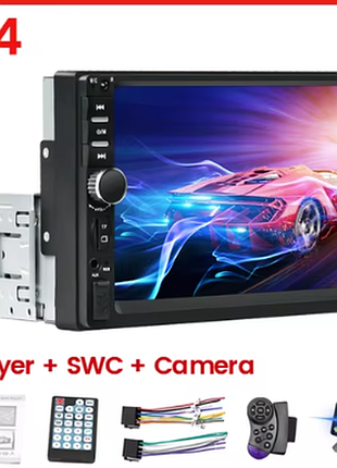 Автомагнитола car mp5 player 7018b автомобильный mp5 плеер 2 din с сенсорным экраном 7 дюймов