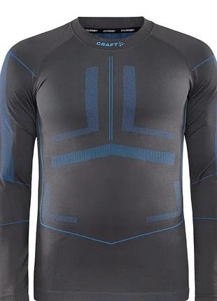 Термолонгслів s craft dry active intensity crewneck оригінальний чоловічий термолонгслів із безшовної тканини