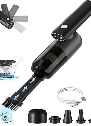 Мініпилосос для автомобіля multifunctional vacuum cleaner, 180 rotate folding складаний ручний пилосос 5 в 1