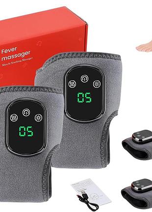 2 шт. масажер для ніг heating pad xbl-8688 бездротовий масажер для ніг із підігрівом і вібрацією