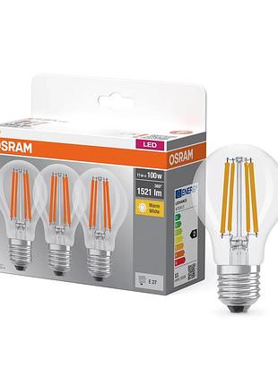 3 шт. светодиодная лампочка 11 вт 2700k e27 osram ac70091 комплект энергосберегающих светодиодных лампочек