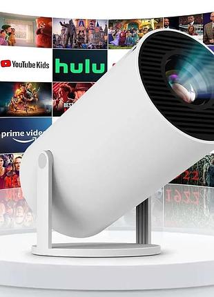 Мини проектор с android 11 smart projector s100 портативный проектор с автокоррекцией трапеции
