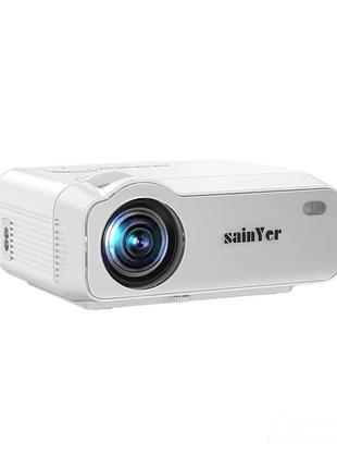 Портативный проектор sainyer hd projector a3 мультимедийный проектор с динамиками для домашнего кинотеатра