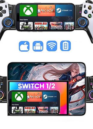 Игровой контроллер для смартфона mobile game controller mc500 беспроводной контроллер для android/iphone/switch/oled