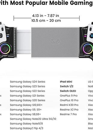 Игровой контроллер для смартфона mobile game controller mc500 беспроводной контроллер для android/iphone/switch/oled 3