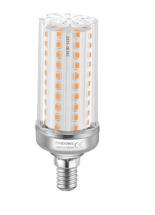 Світлодіодна лампочка e14 16 вт led corn lamp e14 16 w 3000 k лампочка кукурудза з теплим білим світлом