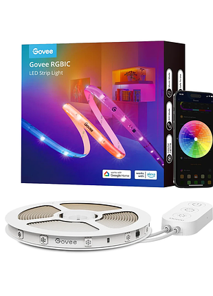 Світлодіодна стрічка govee rgbic led strip light h619a 5 м розумна світлодіодна гірлянда