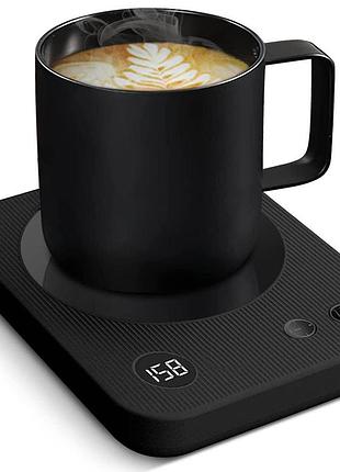 Підігрівач для кухля 18w coffee mug warmer a208 керамічний підігрівач із трьома температурними режимами