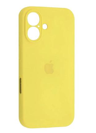 Чохол fiji silicone case full camera для apple iphone 16 plus бампер накладка із захистом камери sunflower