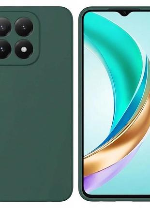 Чехол fiji full soft premium для xiaomi 15t противоударный бампер с микрофиброй dark green