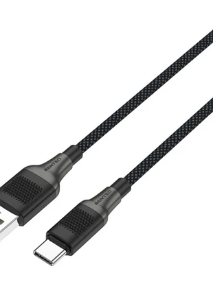 Usb кабель senteo sm-04 eplosid series usb-a для usb-c 3a/15w 1m черный