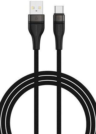 Usb кабель senteo sm-05 onyx data cable usb-a для usb-c 3a/15w 1m черный 2