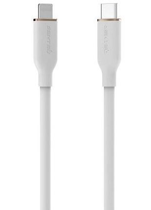 Usb кабель senteo sl-02 type-c до apple lightning 1000mm (mfi cable with certificate ce) білий