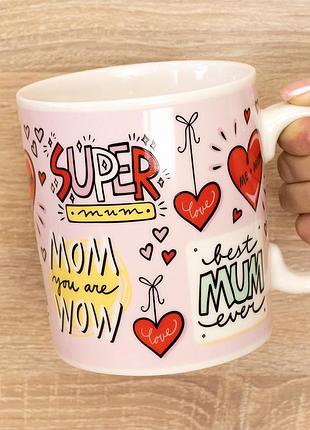 Кухоль гігант супер мама super mum