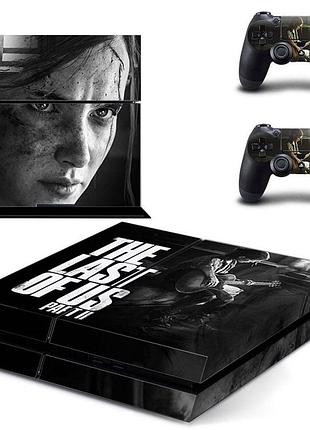 Наклейка для playstation 4 fat (ps4) в стиле the last of us