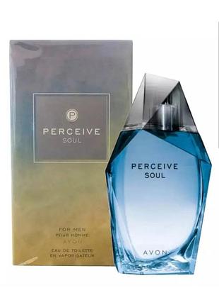 Avon perceive soul, 75 мл мужская туалетная вода эйвон