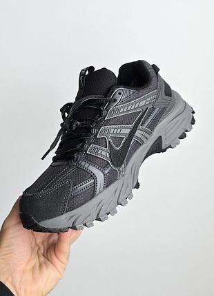 Чоловічі сірі кросівки nike v2k runtek grey black gore-tex termo x найк 45