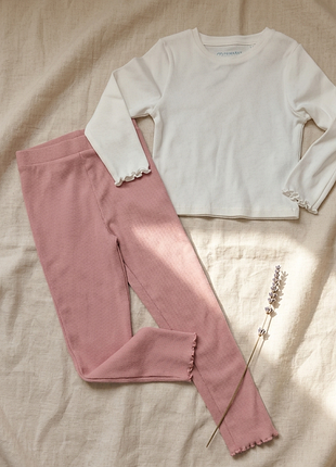 Домашний комплект в рубчик primark 3-4 р