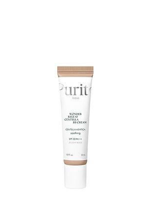 Вв крем с экстрактом центеллы purito seoul wonder releaf centella bb cream (no21 light beige) 30 ml
