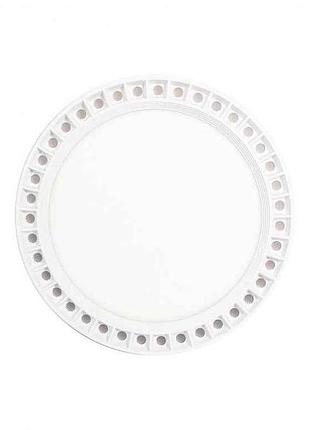Светильник светодиодный панельный led regina 32w 3000-6000k 2880лм o350 белый пластик. арт. 51-312-011 тм miorro