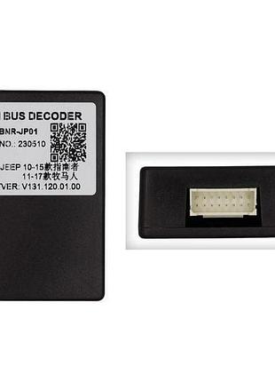 Перетворювач сигналу серії qiv адаптер can-bus chrysler,dodge,jeep qbr gm2351 (fst-bnr-jp01)
