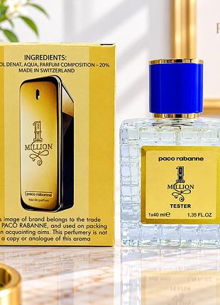 Paco rabanne 1 million tester мужской 40 мл uae