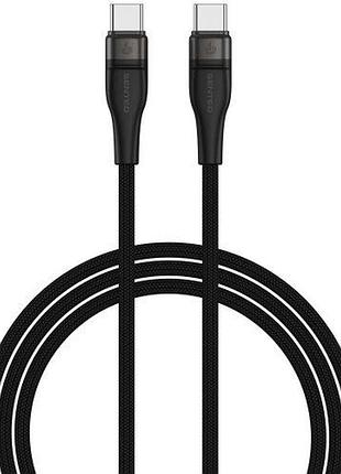 Usb кабель senteo sm-05 onyx data cable type-c до type-c 60w 1m чорний 2