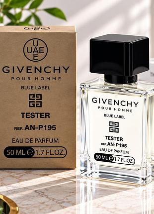 Тестер мужской givenchy blue label pour homme 50 мл