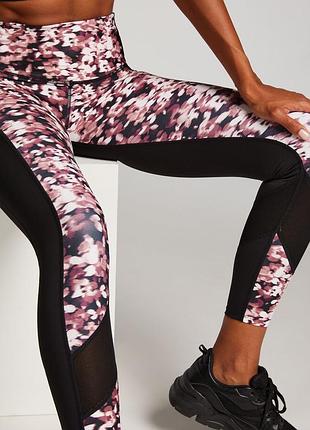Лосіни hunkemöller спортивні з високою талією, з кишенями для телефону