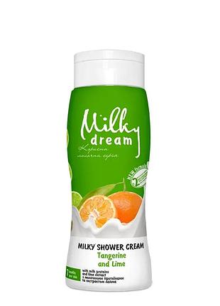 Увлажняющий крем-гель для душа milky dream “танжерин и лайм” 300 мл