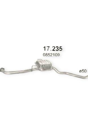 Резонатор opel omega b 2.5-3.2 правый ( тмк)