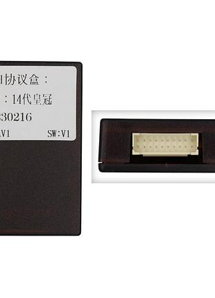 Перетворювач сигналу серії qiv адаптер can-bus toyota qbr ty0597 (od crown)
