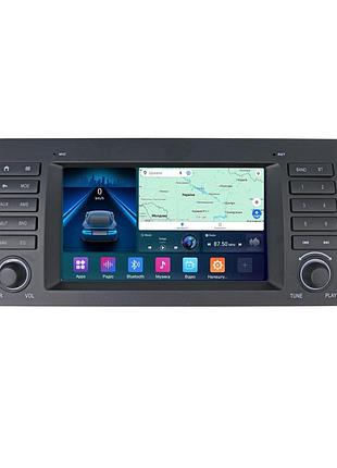 Автомагнітола qiv q2 bmw e39 7 дюймів 4/64 (7 дюймів qled 8core 7862 4/64 4g carplay/android auto)