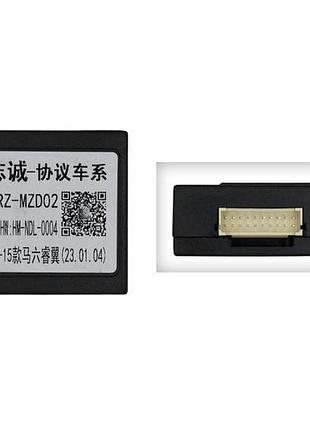 Перетворювач сигналу серії qiv адаптер can-bus mazda qbr mz2602 (rz-mzd02)