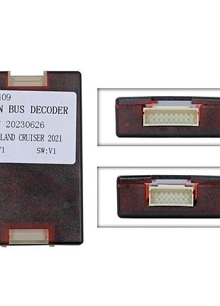 Перетворювач сигналу серії qiv адаптер can-bus toyota qbr ty0409 ((lz (hz) land cruiser)