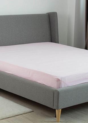 Простынь "натхнения" с резинкой 200х200 см (скворка) (light pink)