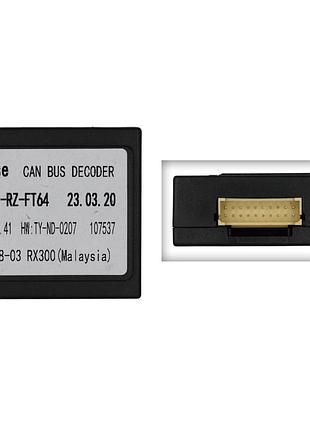 Перетворювач сигналу серії qiv адаптер can-bus lexus,toyota qbr ty0602 (rz-ft64)