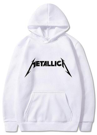 Худi білий loys metallica xl